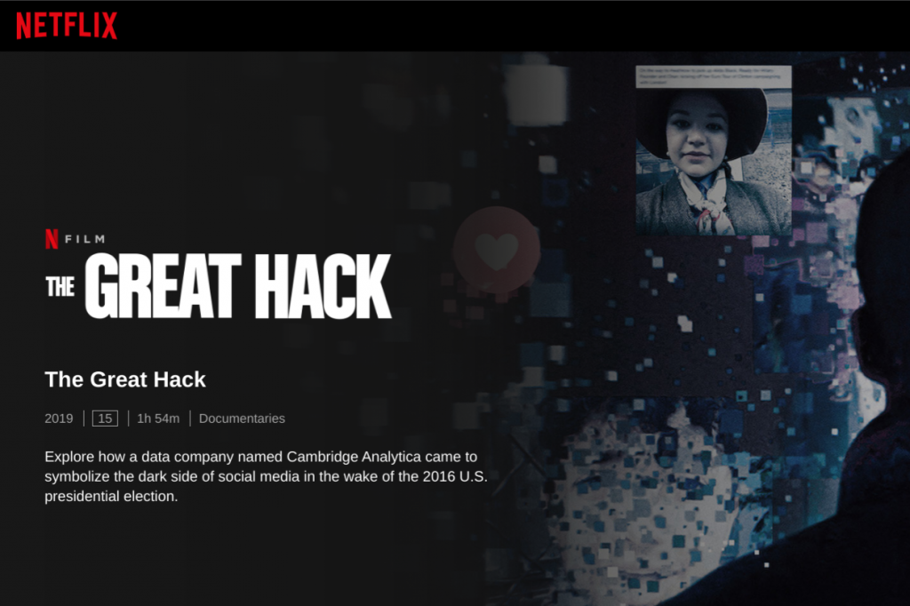 The Great Hack, Netflix