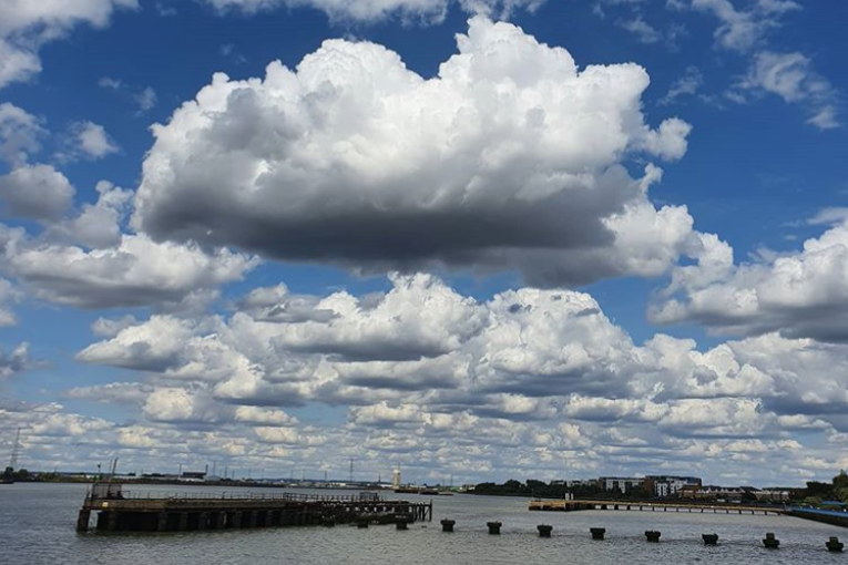#Clouds over #theThames #nofilter @academyann on Instagram
