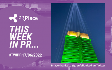 This Week in PR main image showing Grenfell Tower